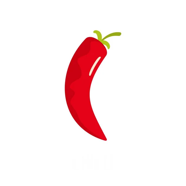 Icono de chile, estilo plano . — Archivo Imágenes Vectoriales