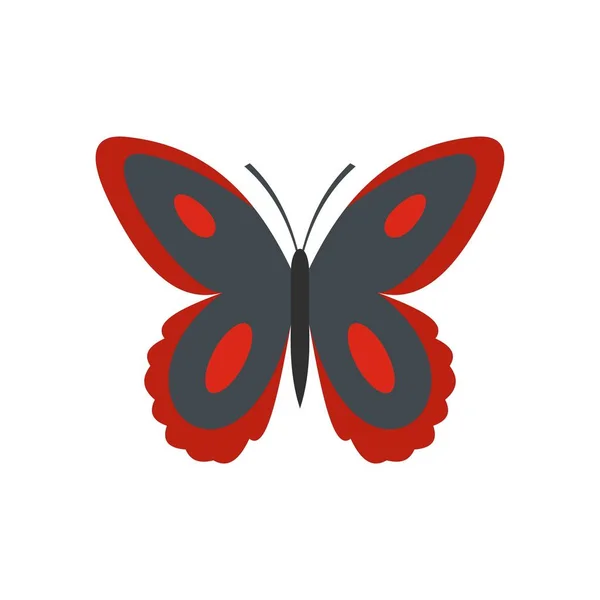 Icono de mariposa manchado, estilo plano . — Vector de stock