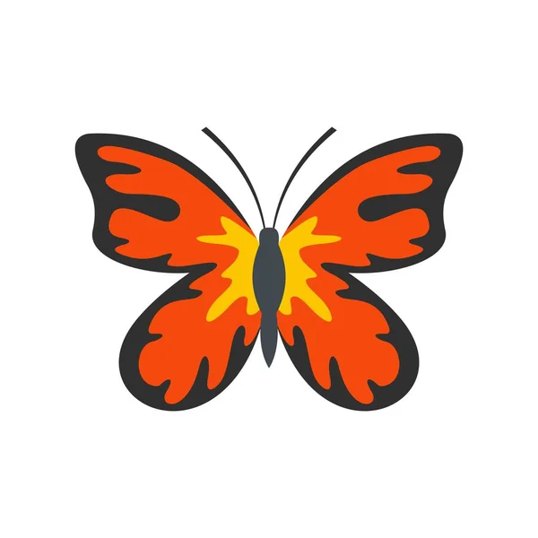 Icono de mariposa de verano, estilo plano . — Vector de stock