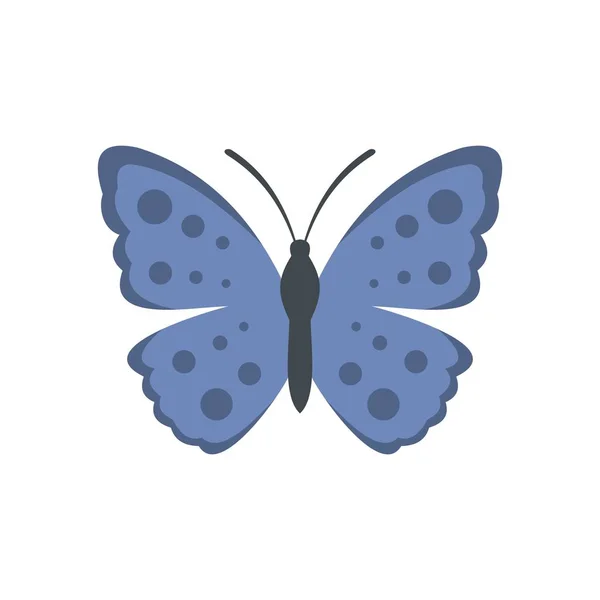 Ikona jarního motýla, plochý styl. — Stockový vektor
