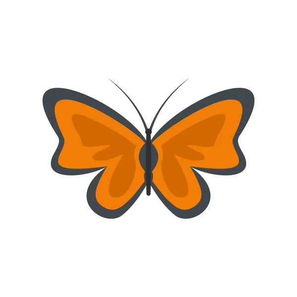 Icono de mariposa brillante, estilo plano . — Vector de stock