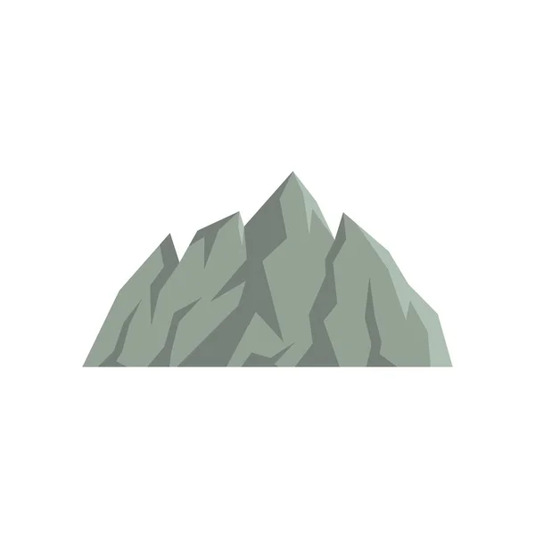 Ícone de montanha, estilo plano . — Vetor de Stock