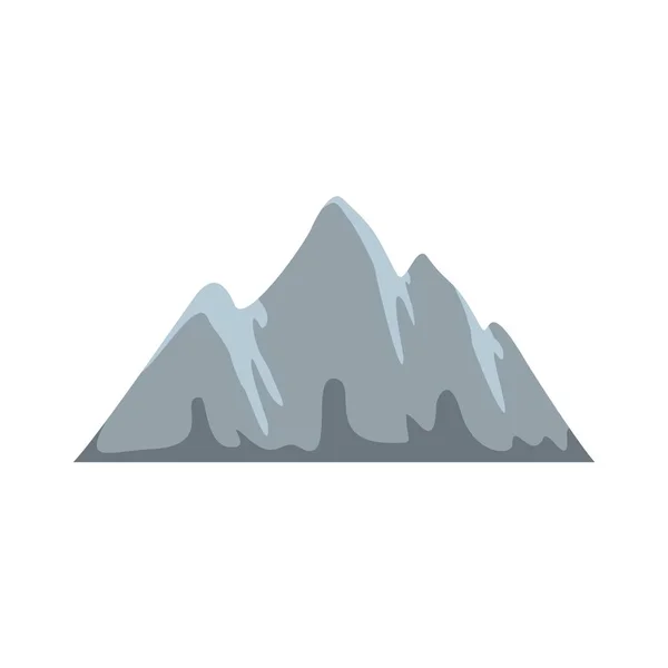 Icono de Alp, estilo plano . — Vector de stock