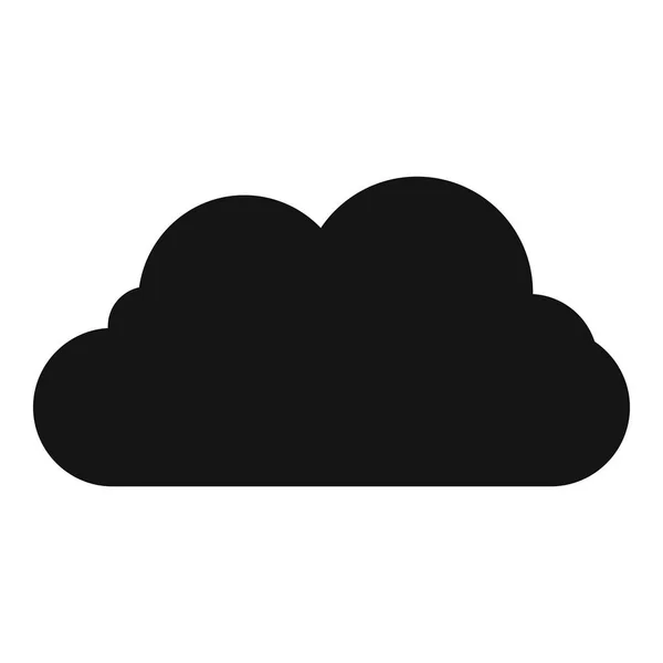 Flying cloud-ikonen, enkel stil. — Stock vektor