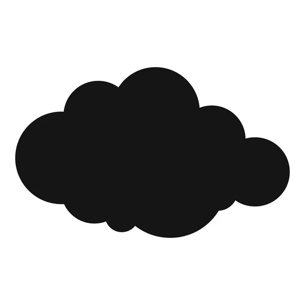 Vzácné cloud ikonu, jednoduchý styl. — Stockový vektor