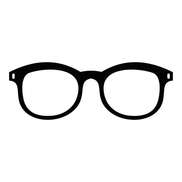 Brille für kurzsichtige Ikone, einfacher Stil. — Stockvektor