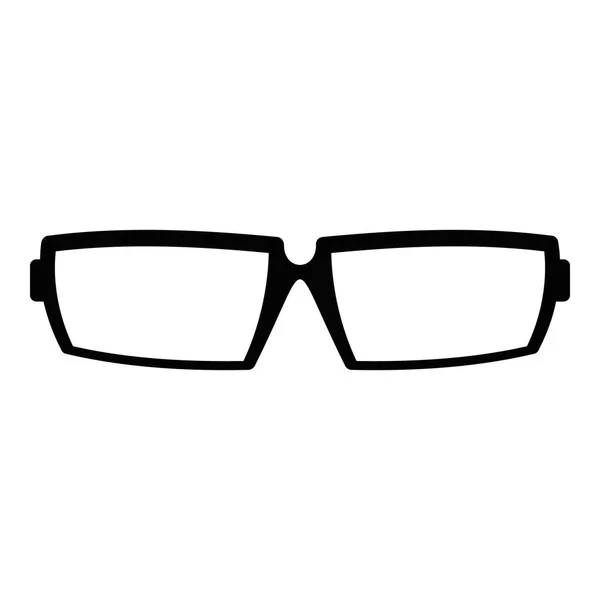 Sport szemüvegek ikon, egyszerű stílus. — Stock Vector