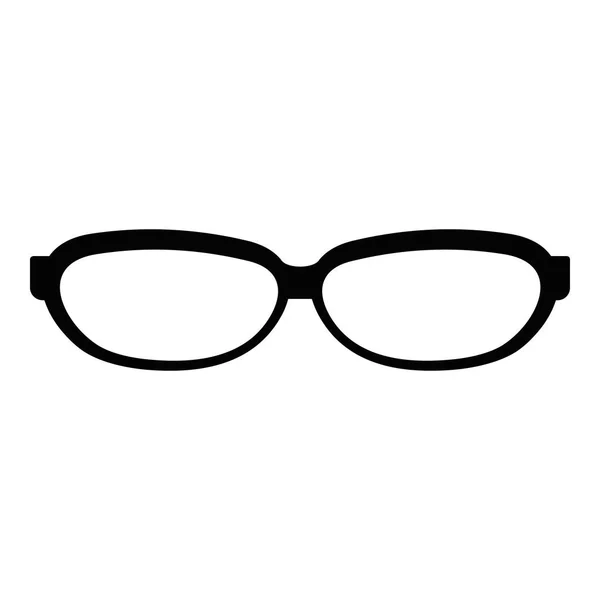 Astigmatic bril pictogram, eenvoudige stijl. — Stockvector