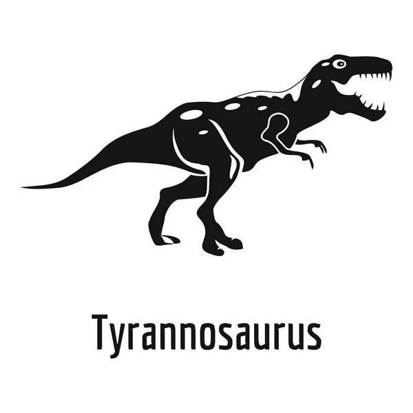 Τυραννόσαυρος εικονίδιο, απλό στυλ. — Διανυσματικό Αρχείο