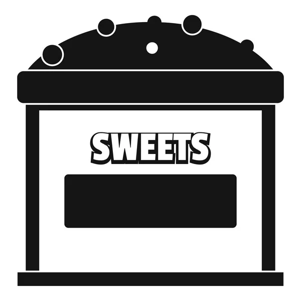 Süßigkeiten verkaufen Symbol, einfachen Stil. — Stockvektor