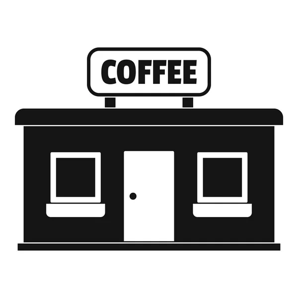 Icono de cafetería, estilo simple . — Archivo Imágenes Vectoriales