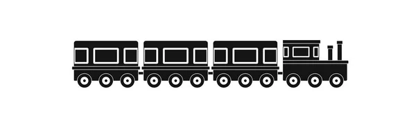 Icono del tren, estilo simple. — Vector de stock