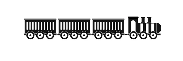 Icono de tren sedentario, estilo simple . — Vector de stock