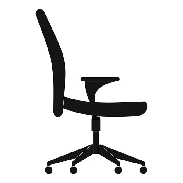 Mjuk stol ikon, enkel stil. — Stock vektor