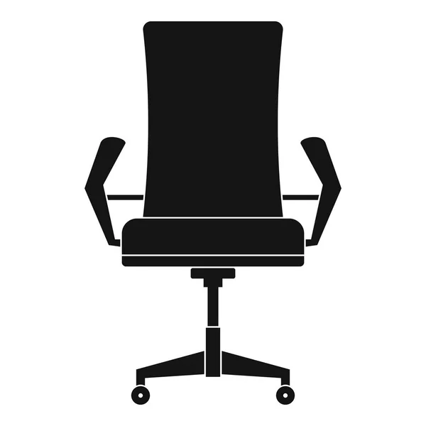 Bekväm stol ikon, enkel stil. — Stock vektor