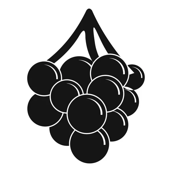 Icône de raisin, style simple — Image vectorielle