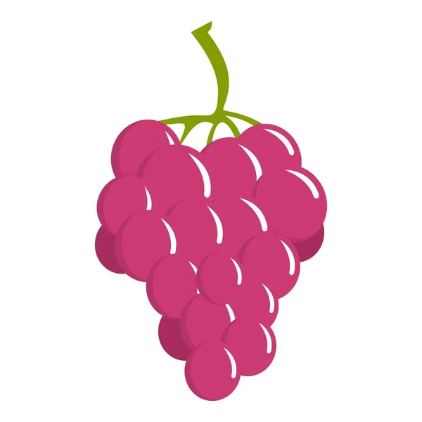Słodki ikony winogron, stylu cartoon — Wektor stockowy