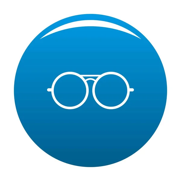 Obiektywu rundy ikonę niebieski wektor — Wektor stockowy