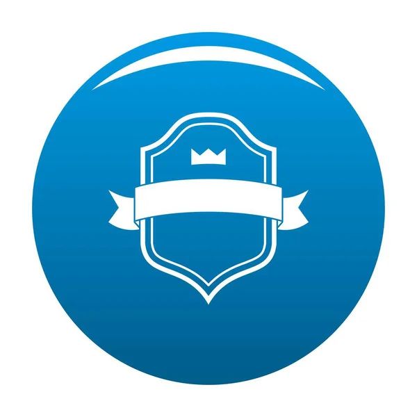 Badge-Beste kwaliteit pictogram blauwe vector — Stockvector