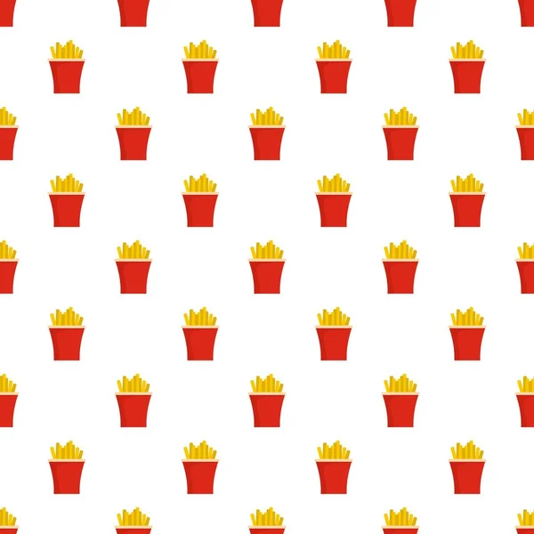 Frites modèle sans couture — Image vectorielle