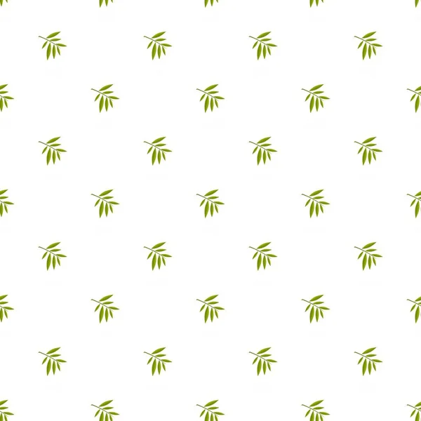 柳の葉のシームレス パターン — ストックベクタ