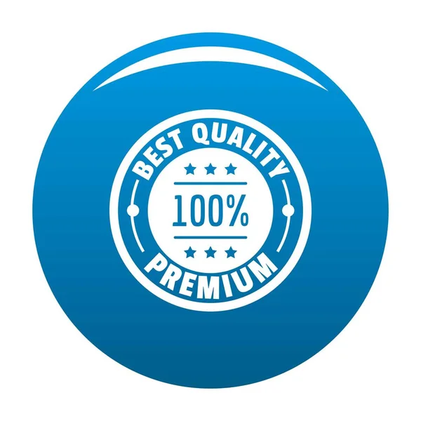 Migliore offerta logo icona vettoriale blu — Vettoriale Stock
