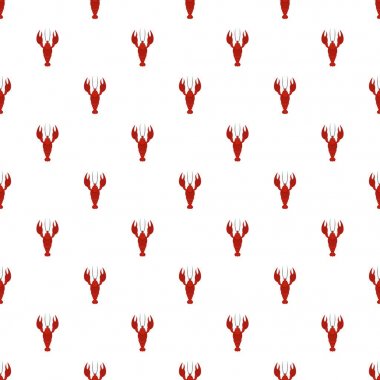 Lobster pattern seamless clipart