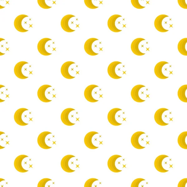 Φεγγάρι νύχτα μοτίβο άνευ ραφής — Διανυσματικό Αρχείο
