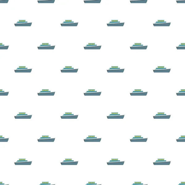 シームレスな船のデザイン パターン — ストックベクタ