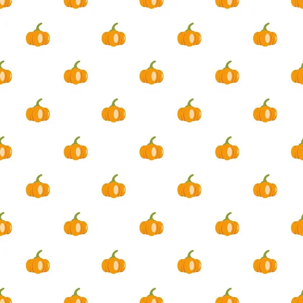 Pumpkin pattern seamless — Stock Vector