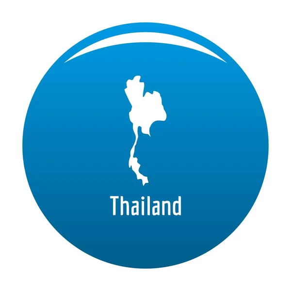 Carte Thaïlande en vecteur noir simple — Image vectorielle