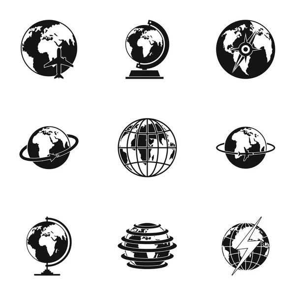 Conjunto de iconos universales, estilo simple — Archivo Imágenes Vectoriales
