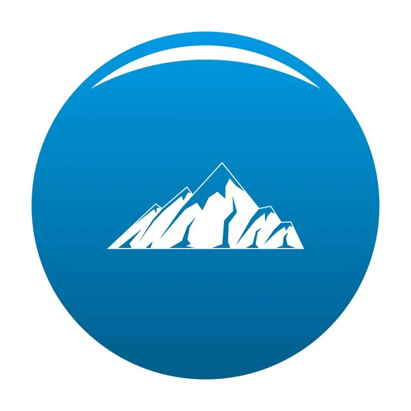 Синий вектор альпийской горы — стоковый вектор