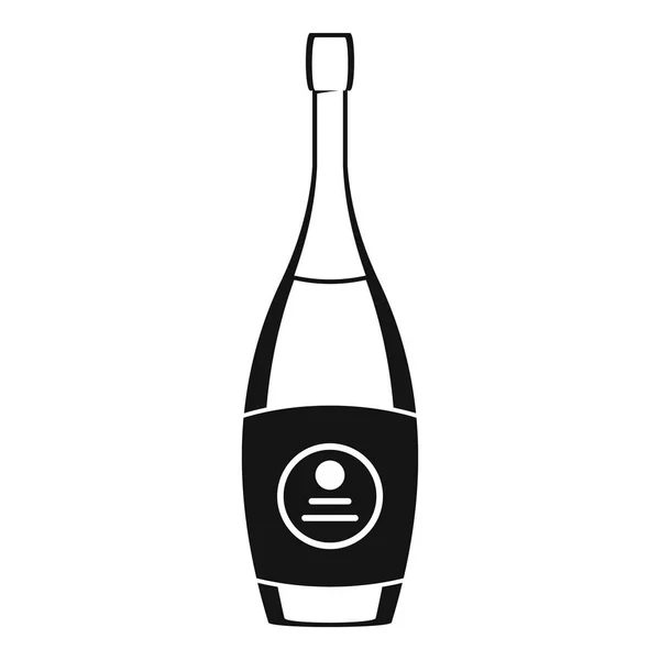 Ícone de champanhe festa, estilo simples — Vetor de Stock