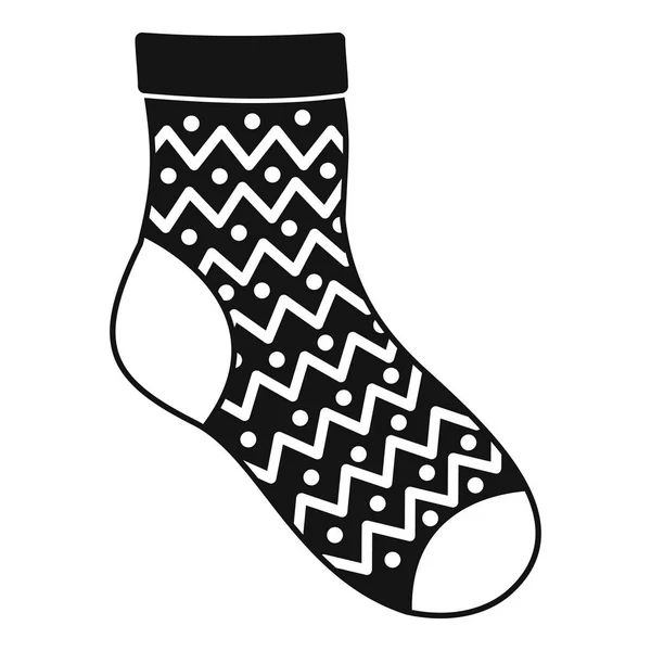 饰品袜子图标, 简单的风格 — 图库矢量图片