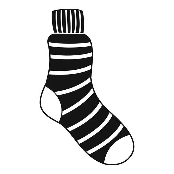 Erkek çorap simgesi, basit tarzı — Stok Vektör