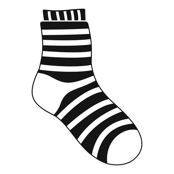 Icône de chaussette floue, style simple — Image vectorielle