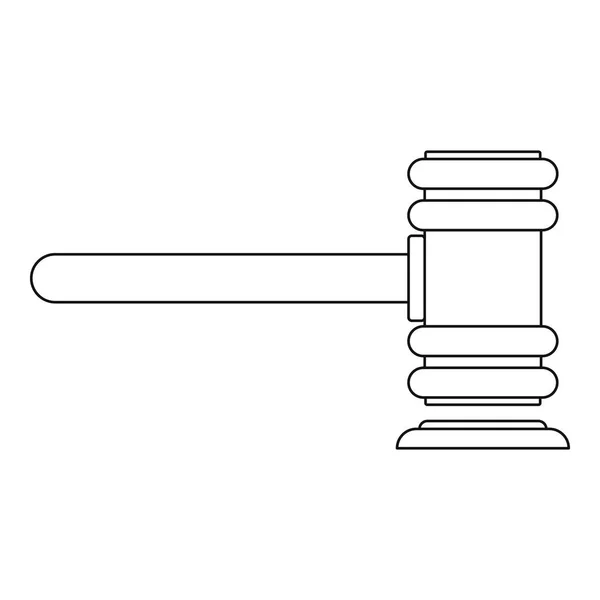 Wetgeving pictogram, Kaderstijl — Stockvector