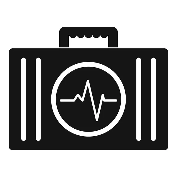 Icono del kit de primeros auxilios, estilo simple — Vector de stock