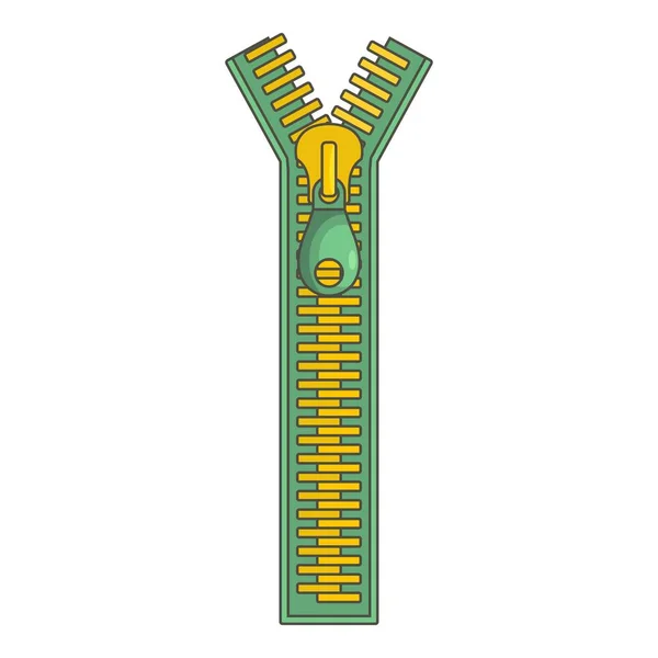 大拉链图标, 卡通风格 — 图库矢量图片