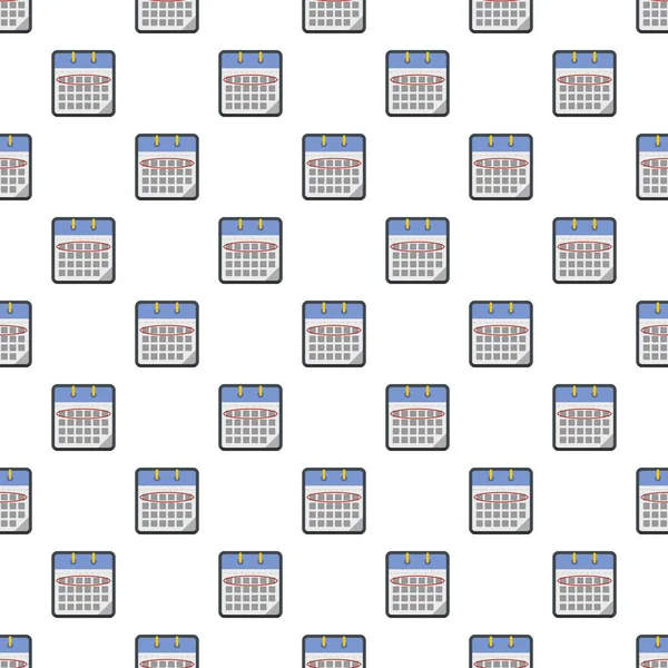 Modello giorno calendario senza soluzione di continuità — Vettoriale Stock