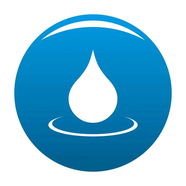 Νερό πτώση εικονίδιο μπλε διάνυσμα — Διανυσματικό Αρχείο