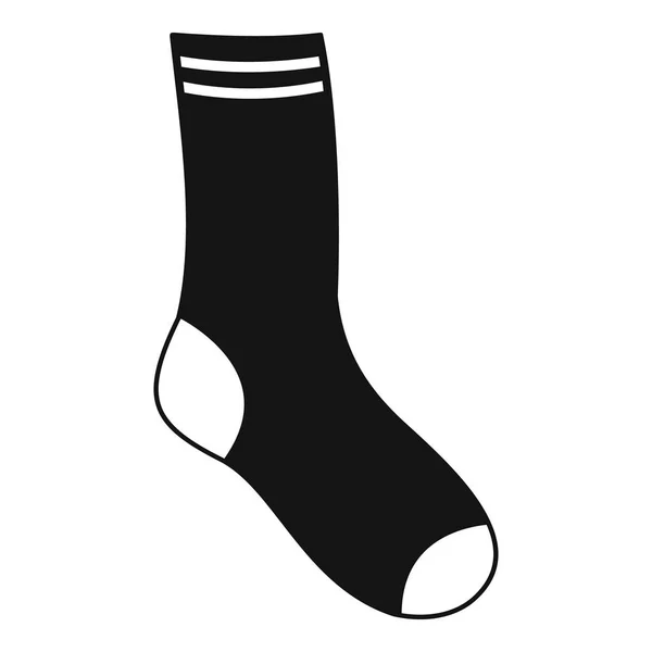 Ponožky ikona, jednoduchý styl — Stockový vektor