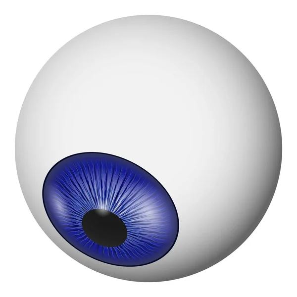 目のアイコン、現実的なスタイル — ストックベクタ