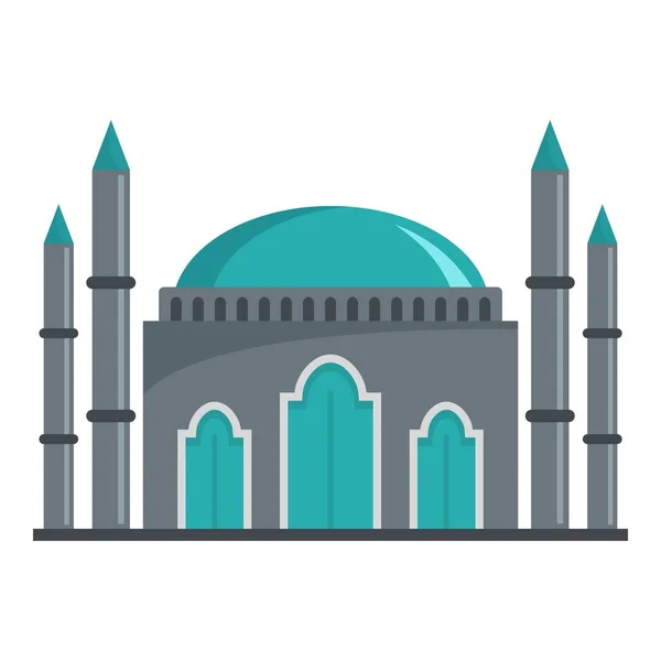 Icono musulmán, estilo plano — Vector de stock