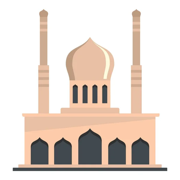 Icono de mezquita, estilo plano — Vector de stock