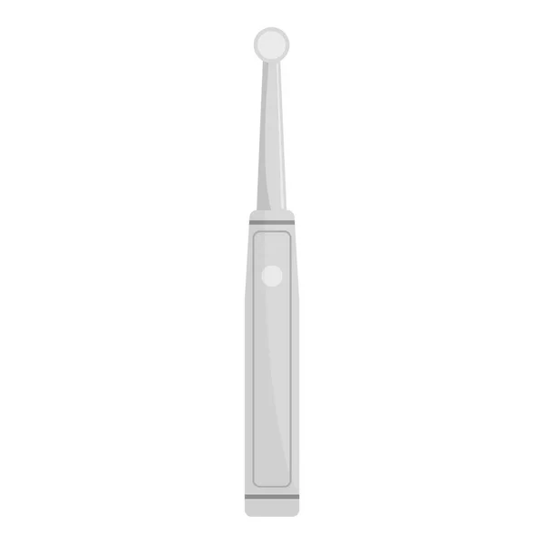Icono de cepillo de dientes de la mañana, estilo plano — Archivo Imágenes Vectoriales