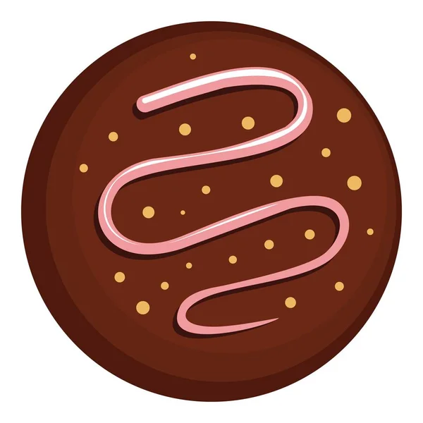 Postřikování sušenka ikona, plochý — Stockový vektor