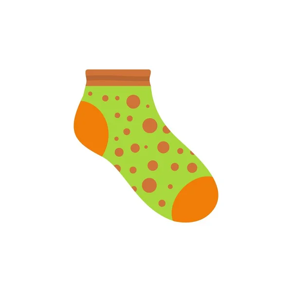 Піктограма малого шкарпетки, плоский стиль — стоковий вектор