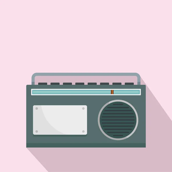 FM Am радіо значок, плоскі стиль — стоковий вектор
